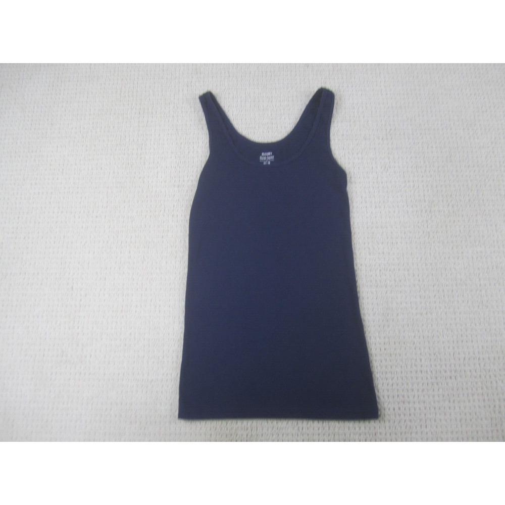 Old Navy Shirt Womens Medium Blue Casual Scoop Sleeveless Tank Top‎ Undershirt